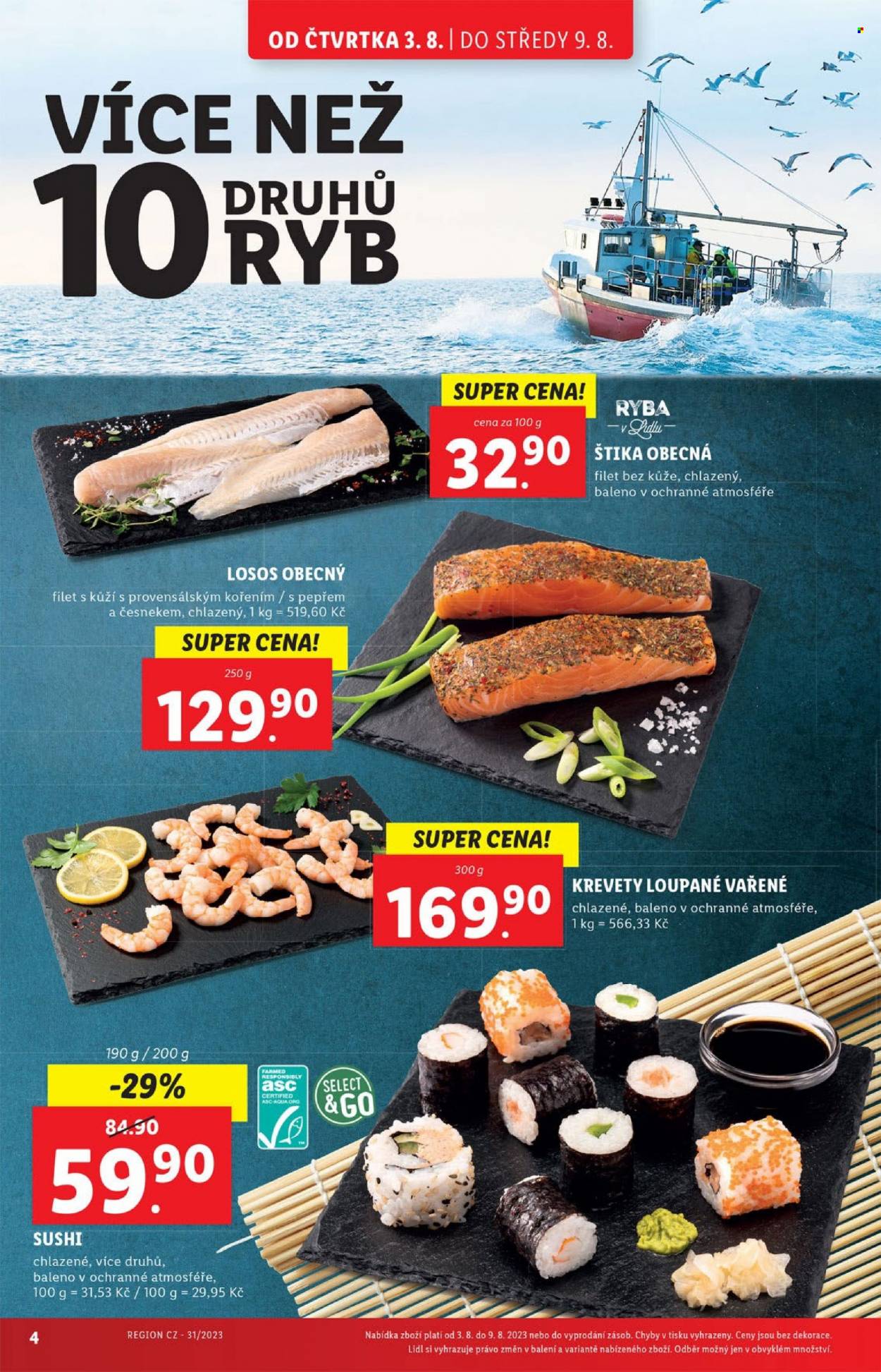 Leták Lidl - 3.8.2023 - 6.8.2023. Strana 4