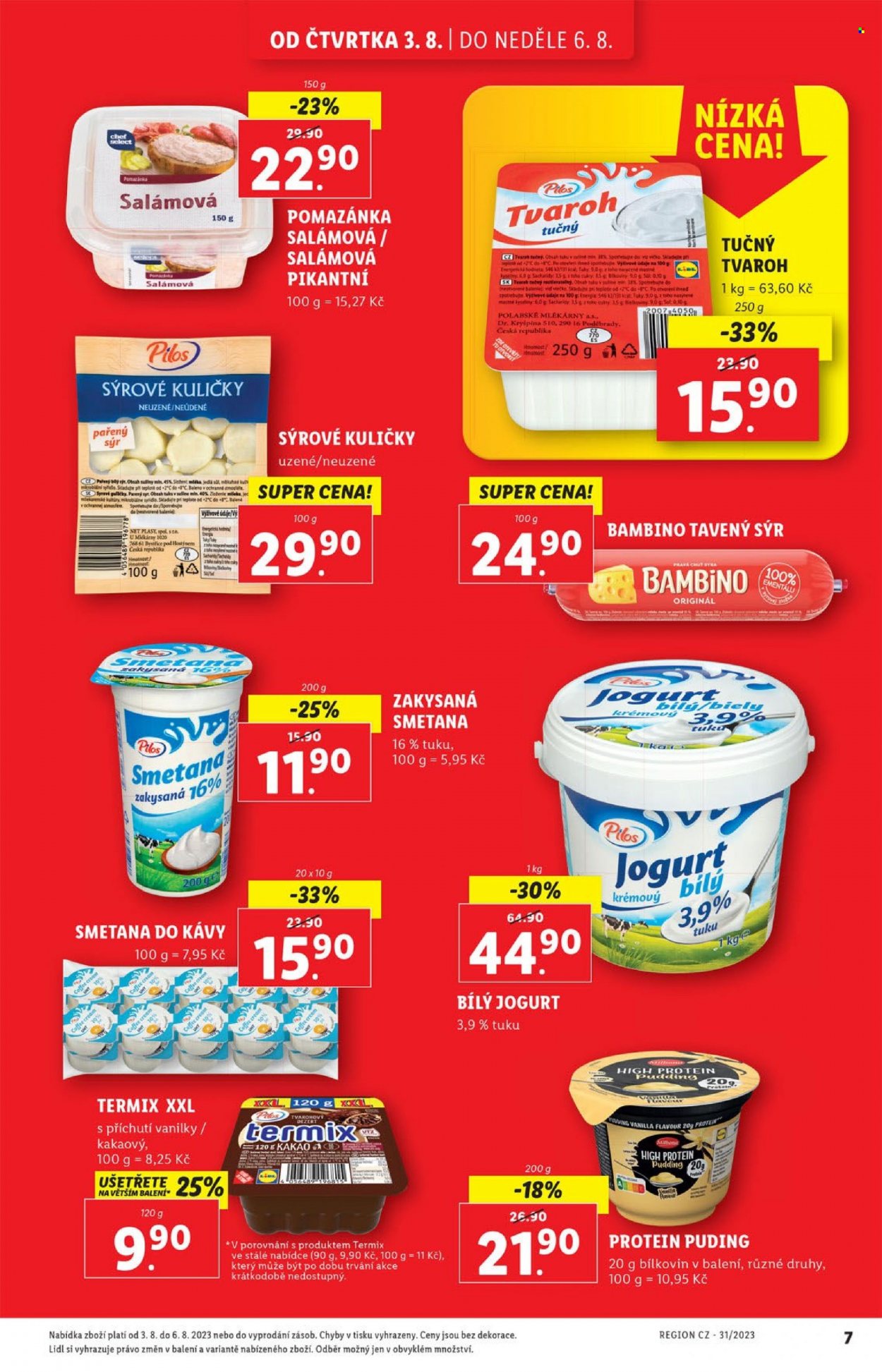 Leták Lidl - 3.8.2023 - 6.8.2023. Strana 7