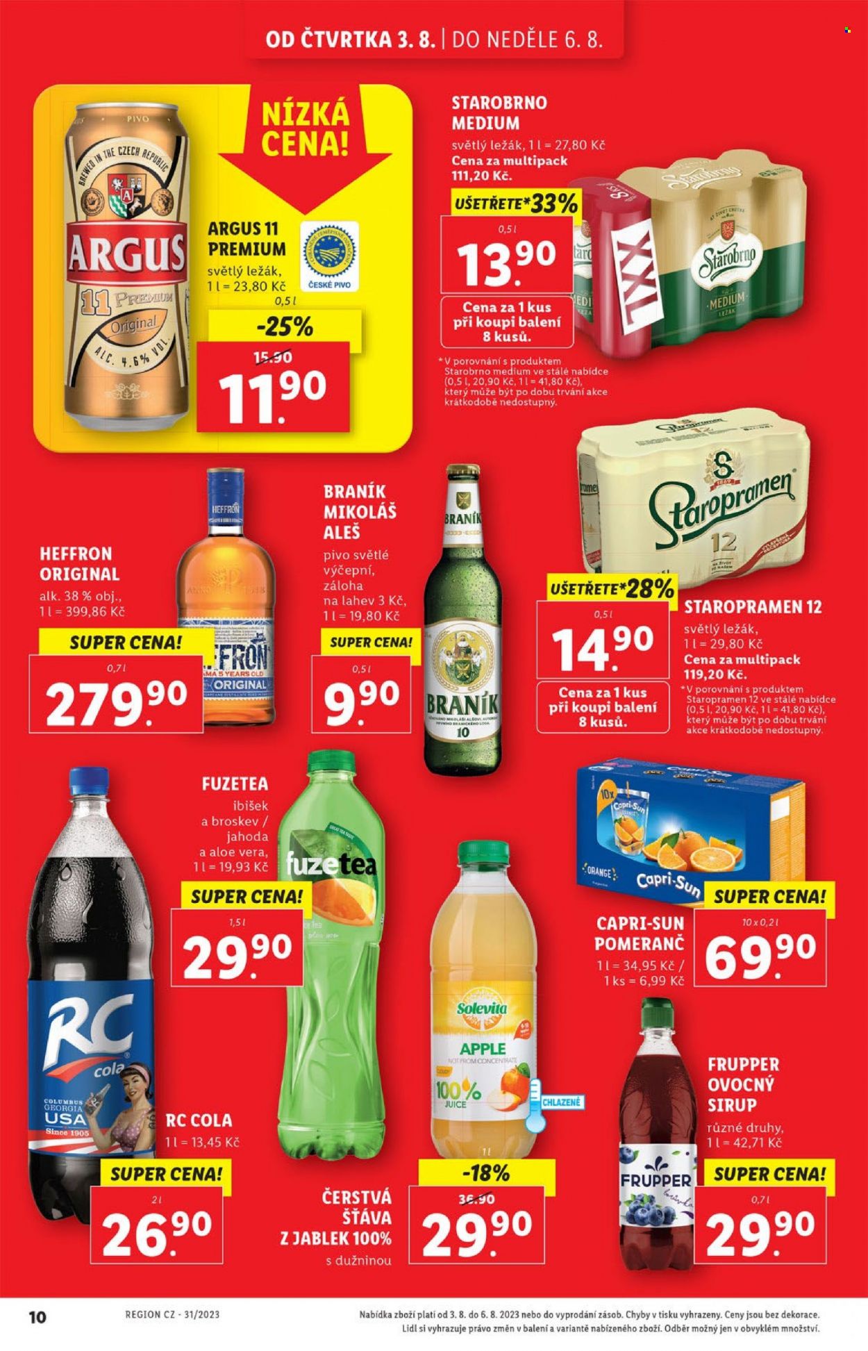 Leták Lidl - 3.8.2023 - 6.8.2023. Strana 10