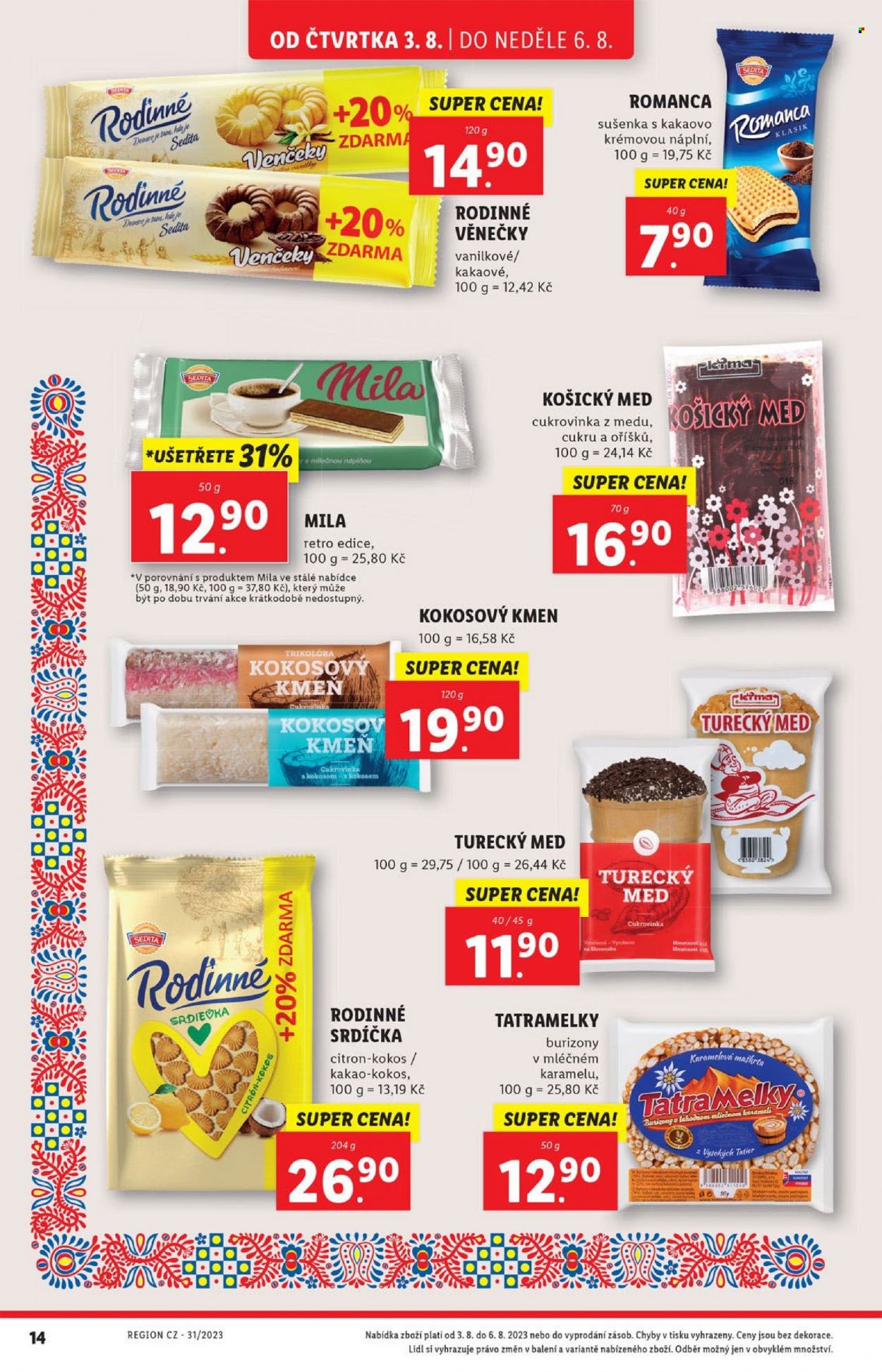 Leták Lidl - 3.8.2023 - 6.8.2023. Strana 14