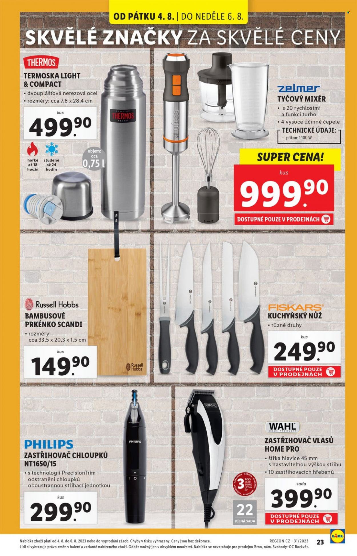 Leták Lidl - 3.8.2023 - 6.8.2023. Strana 23