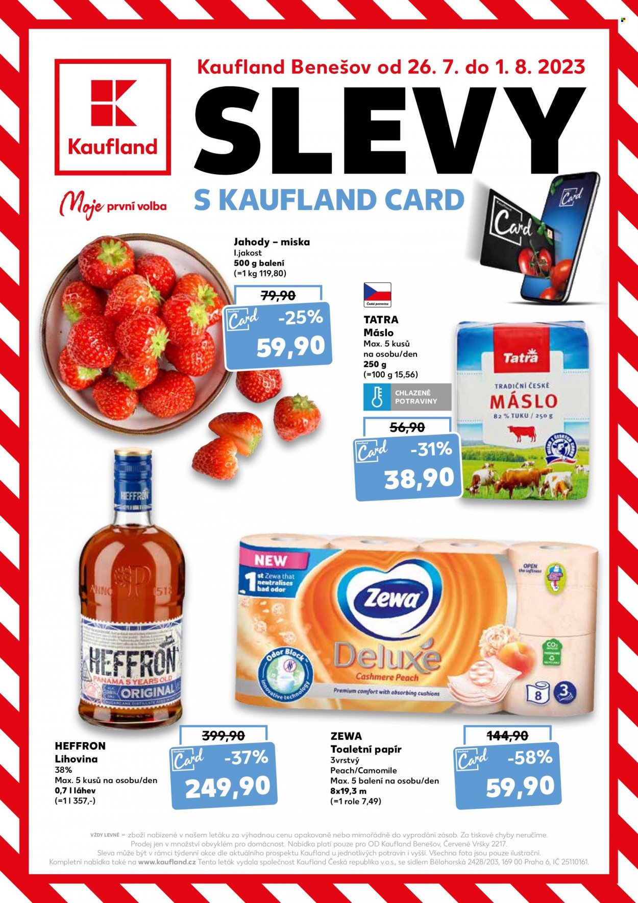 Leták Kaufland - 26.7.2023 - 1.8.2023. Strana 1