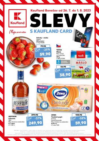 Leták Kaufland - 26.7.2023 - 1.8.2023.