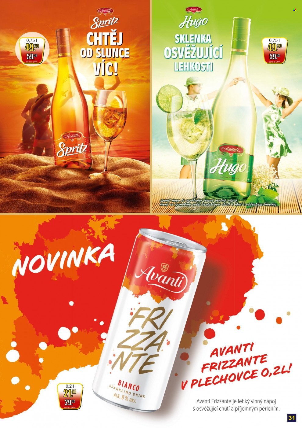 Leták Adam velkoobchod Šternberk - 1.8.2023 - 31.8.2023. Strana 31