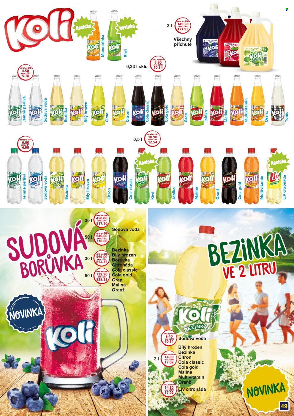 Leták Adam velkoobchod Šternberk - 1.8.2023 - 31.8.2023. Strana 49