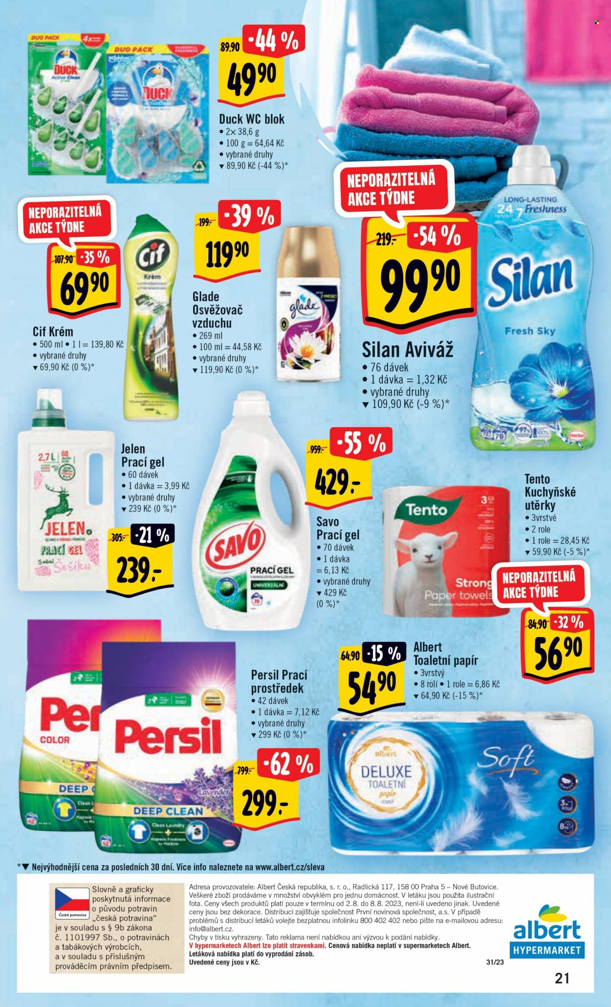 Leták Albert Hypermarket - 2.8.2023 - 8.8.2023. Strana 21
