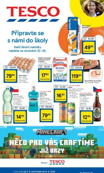 Leták TESCO - 2.8.2023 - 8.8.2023.
