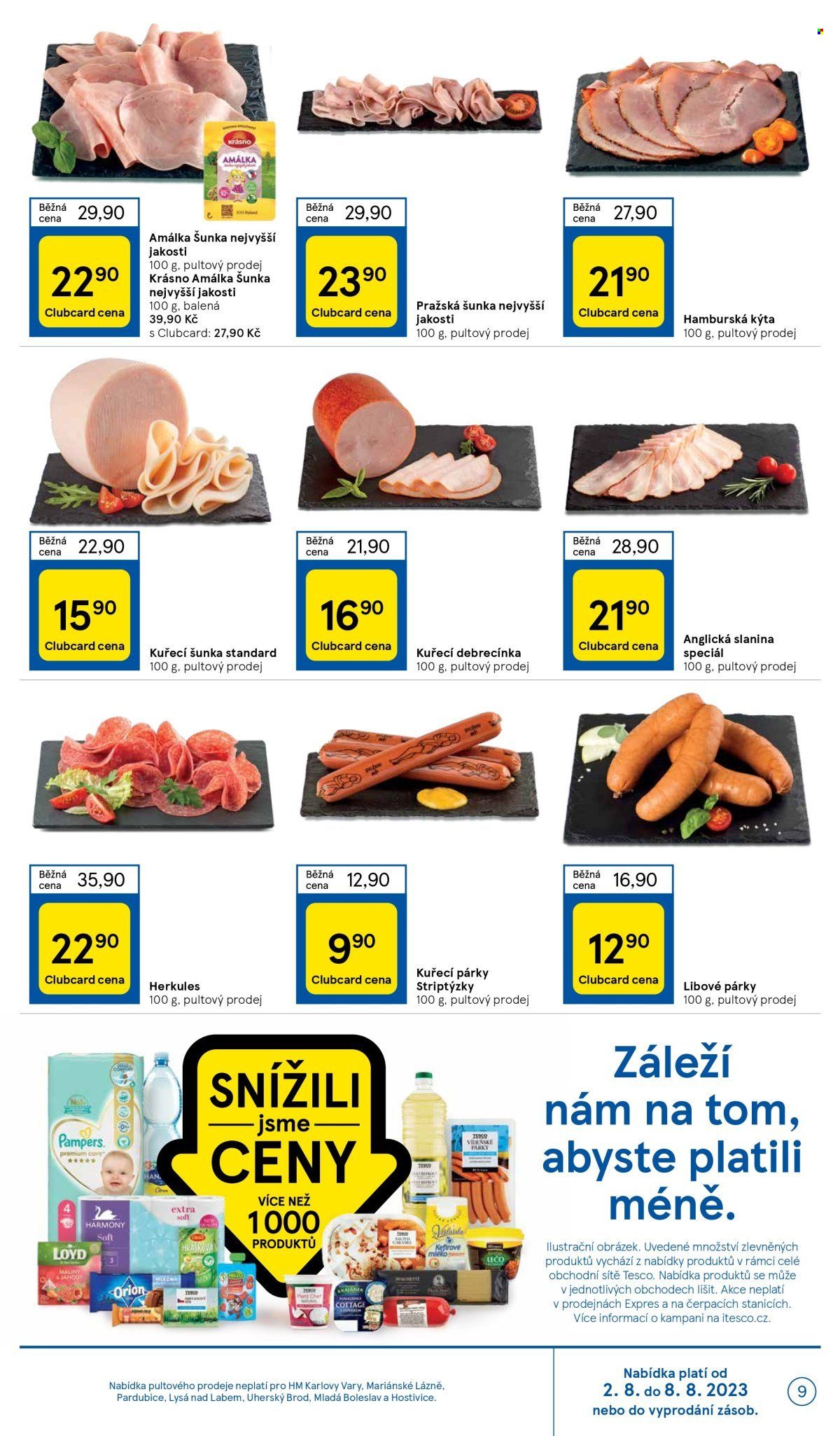 Leták TESCO - 2.8.2023 - 8.8.2023. Strana 9