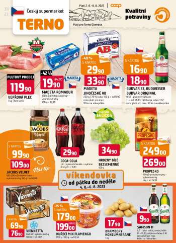 Leták coop TERNO - 2.8.2023 - 8.8.2023.