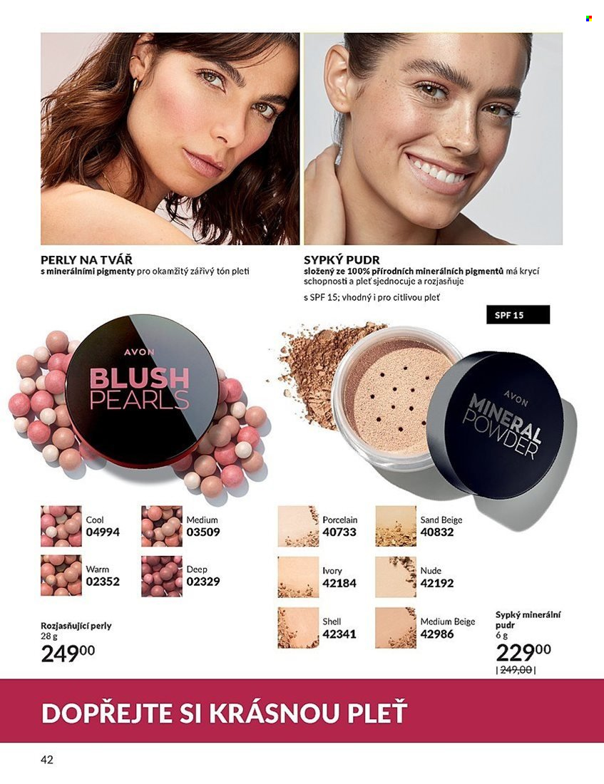 Leták AVON - 1.8.2023 - 31.8.2023. Strana 42
