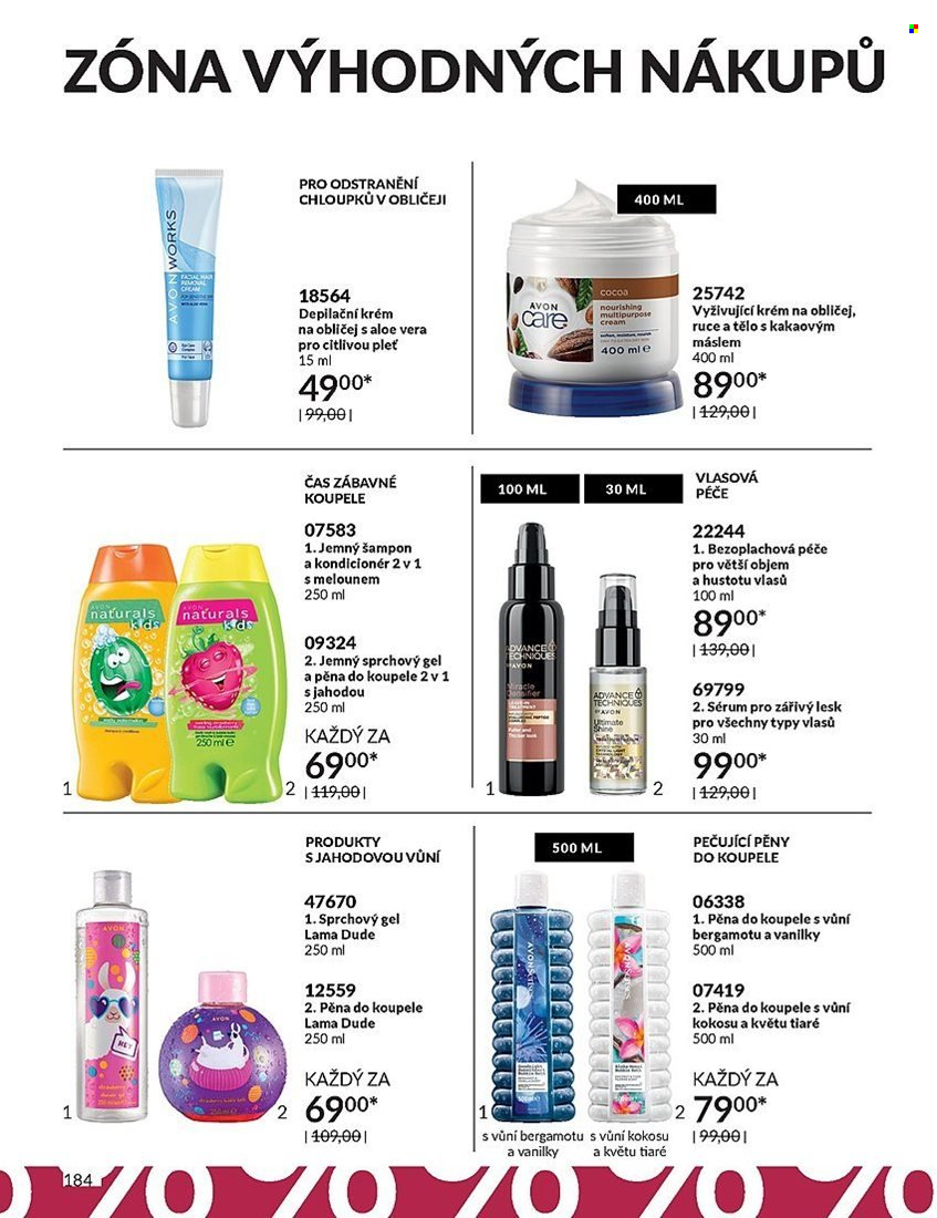 Leták AVON - 1.8.2023 - 31.8.2023. Strana 184