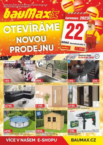 Leták Baumax - 22.7.2023 - 31.8.2023.