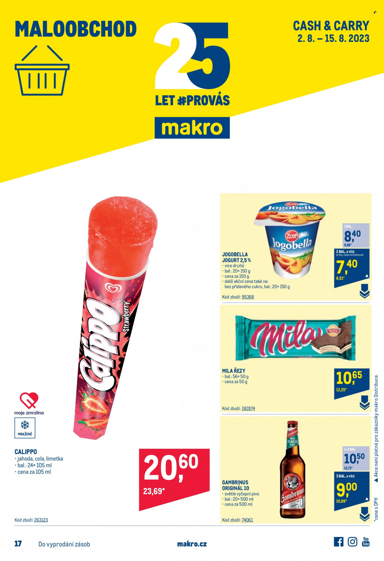 Leták MAKRO - 2.8.2023 - 15.8.2023. Strana 1