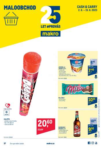 Leták MAKRO - 2.8.2023 - 15.8.2023.
