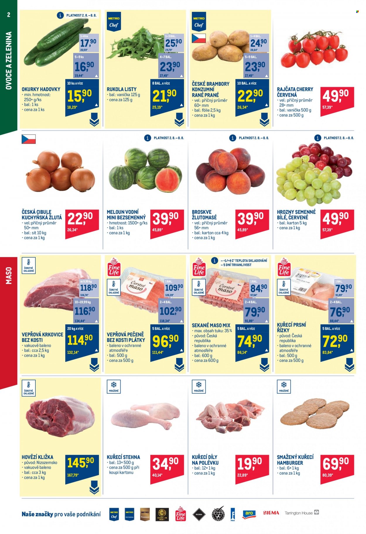 Leták MAKRO - 2.8.2023 - 15.8.2023. Strana 2