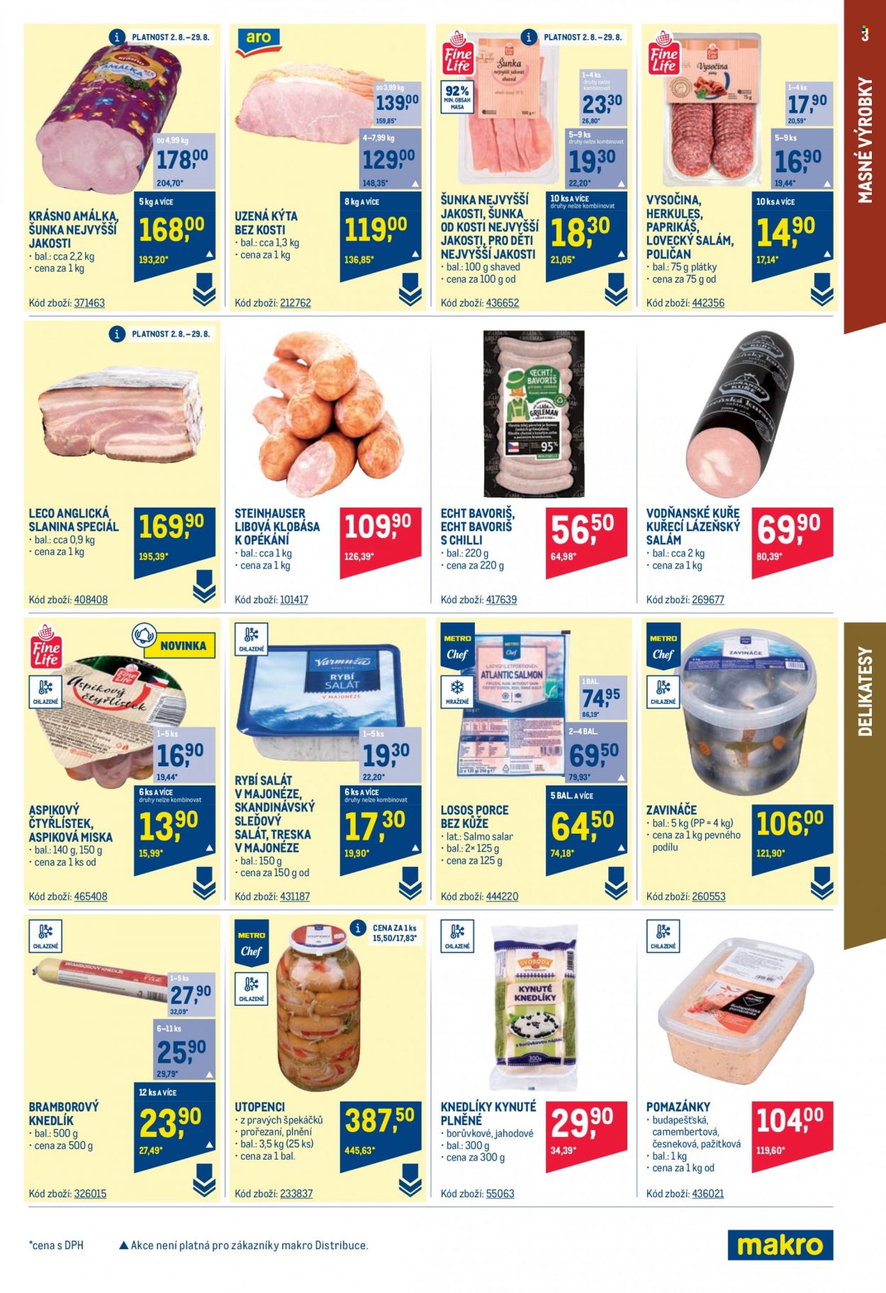 Leták MAKRO - 2.8.2023 - 15.8.2023. Strana 3