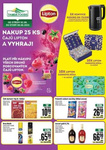 Leták Tamda Foods - 2.8.2023 - 8.8.2023.