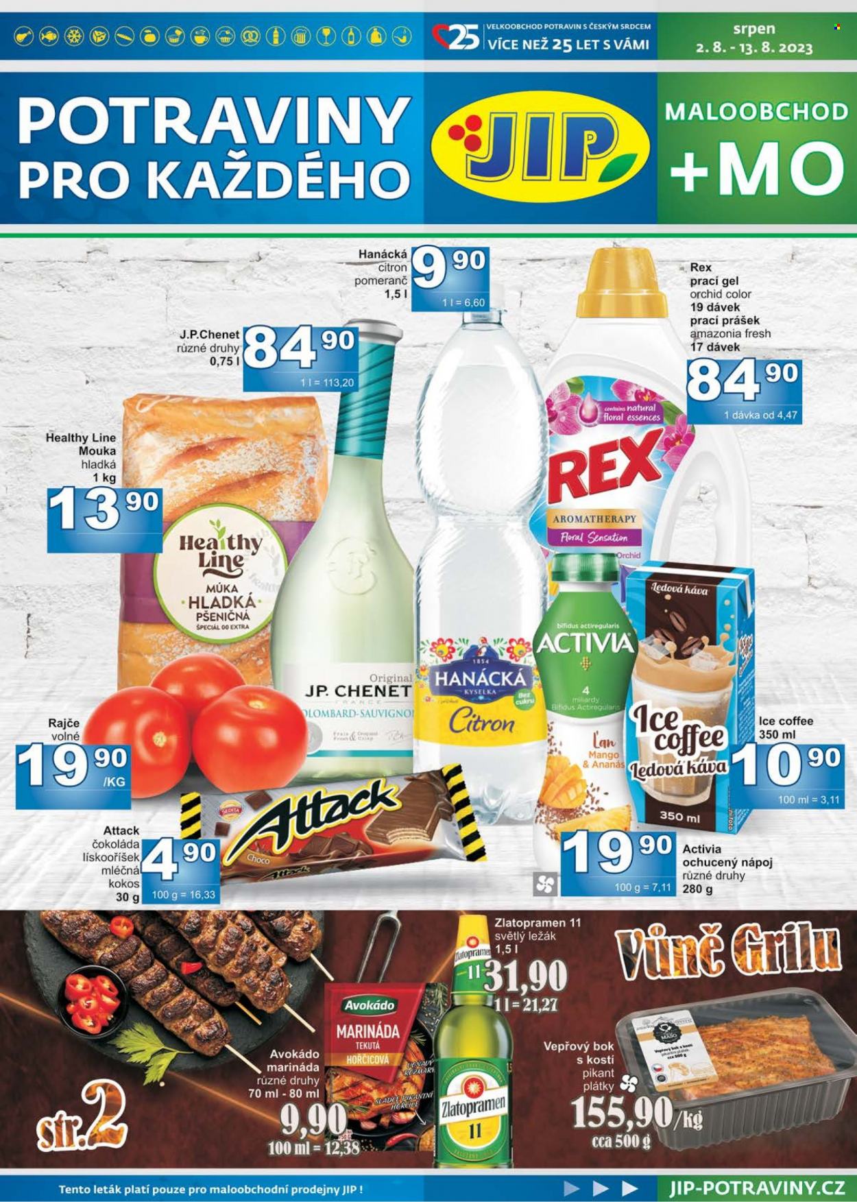 Leták JIP - 2.8.2023 - 13.8.2023. Strana 1