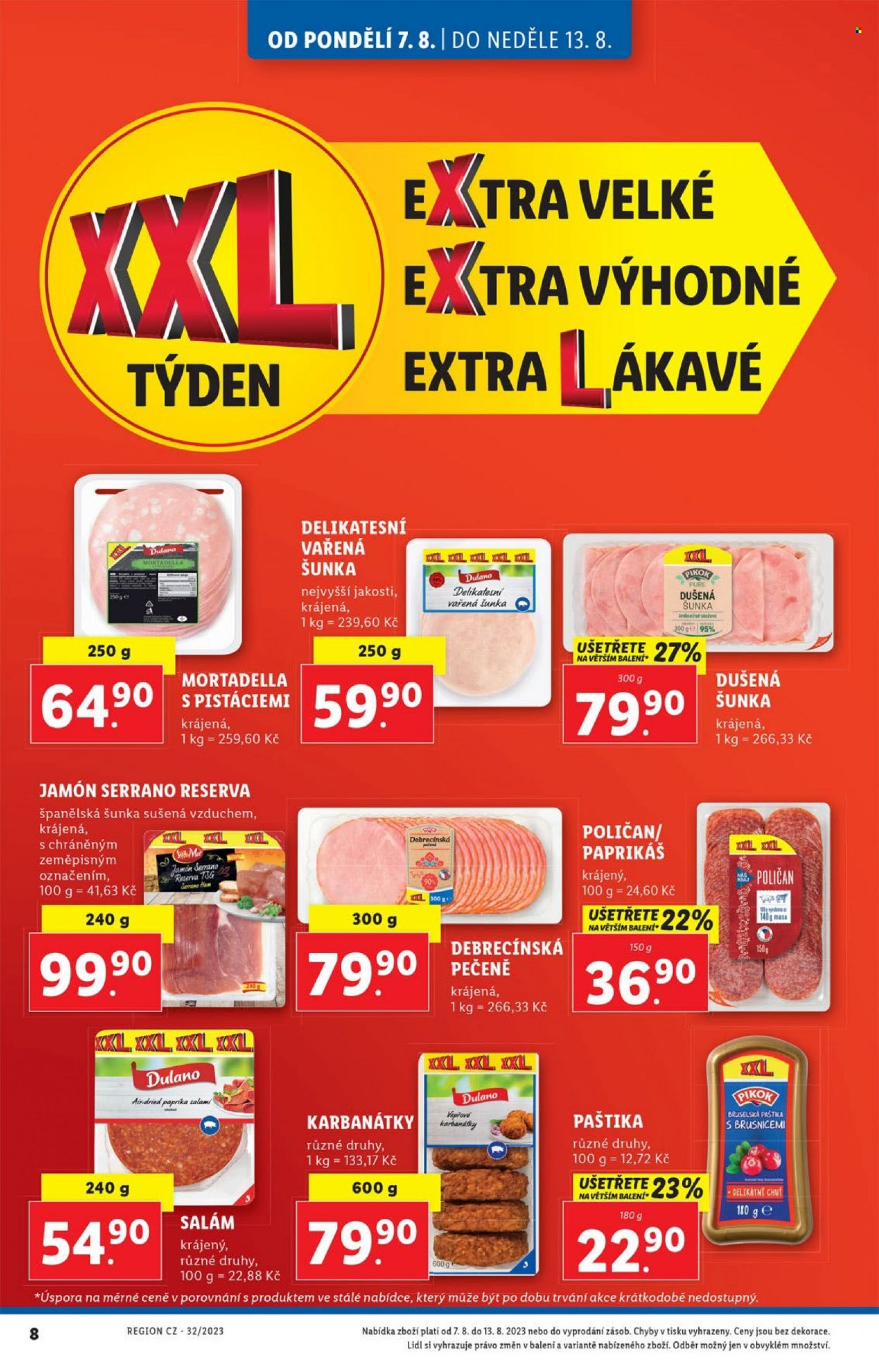 Leták Lidl - 7.8.2023 - 13.8.2023. Strana 8
