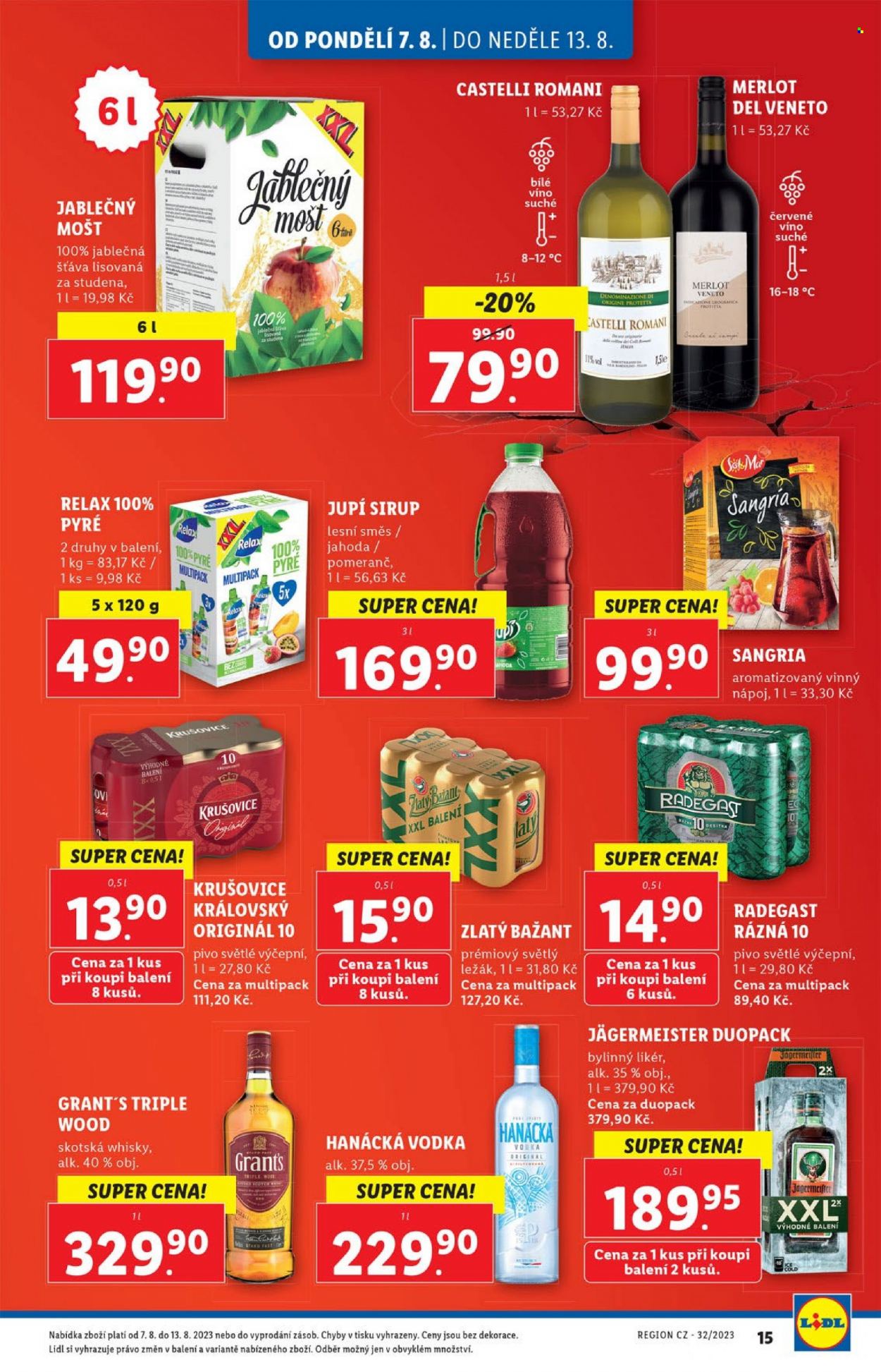 Leták Lidl - 7.8.2023 - 13.8.2023. Strana 15