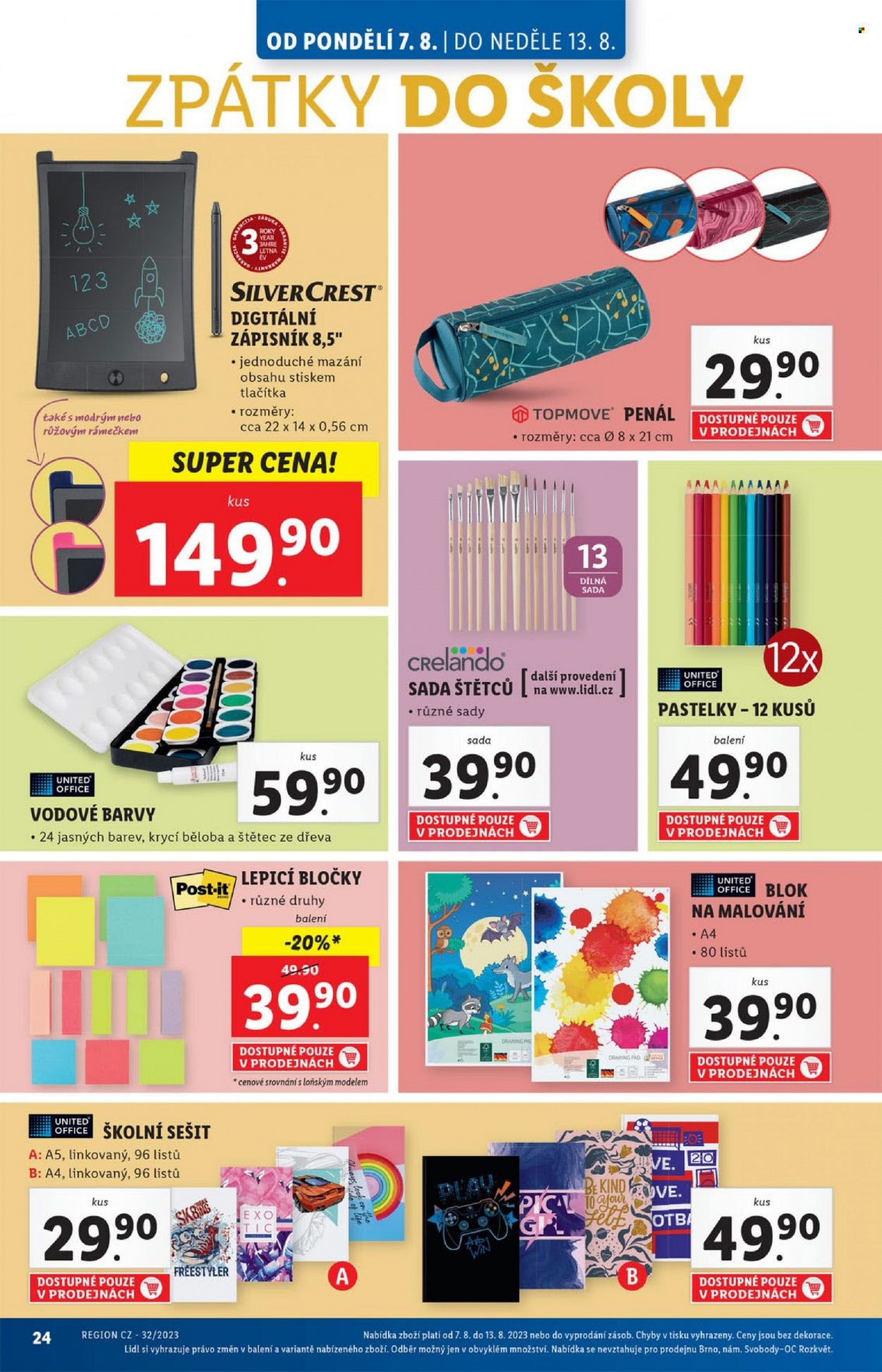 Leták Lidl - 7.8.2023 - 13.8.2023. Strana 24