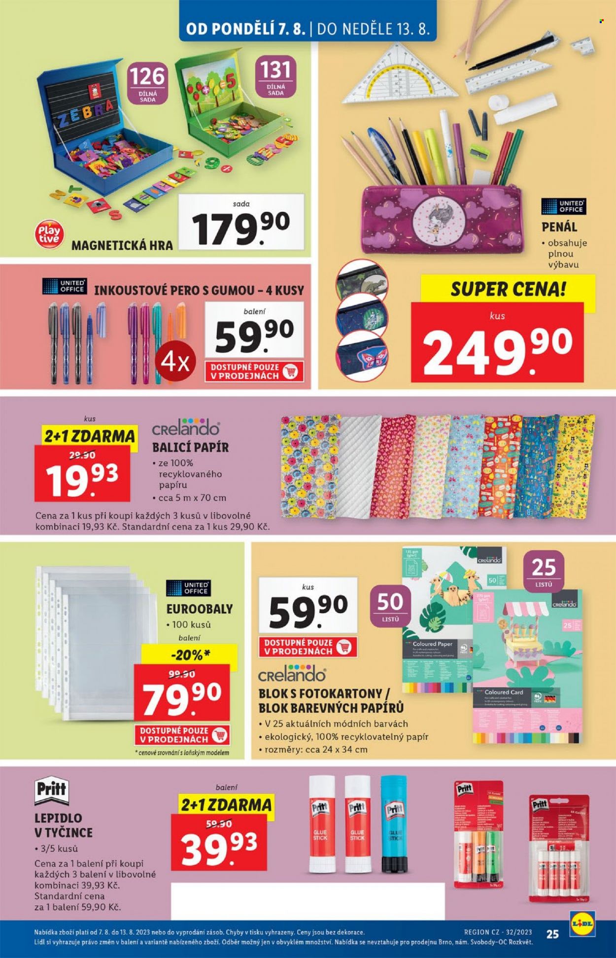 Leták Lidl - 7.8.2023 - 13.8.2023. Strana 25