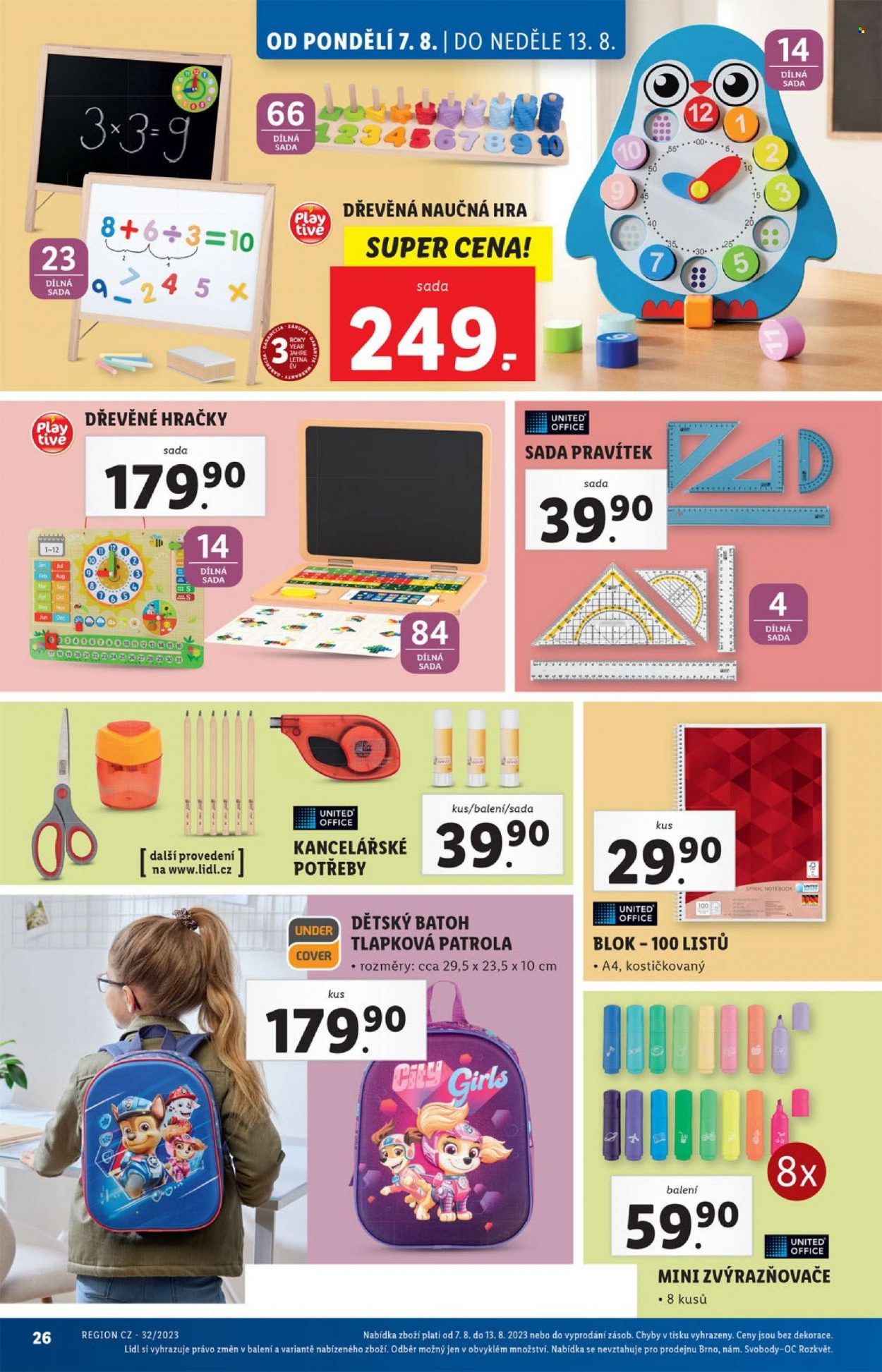 Leták Lidl - 7.8.2023 - 13.8.2023. Strana 26