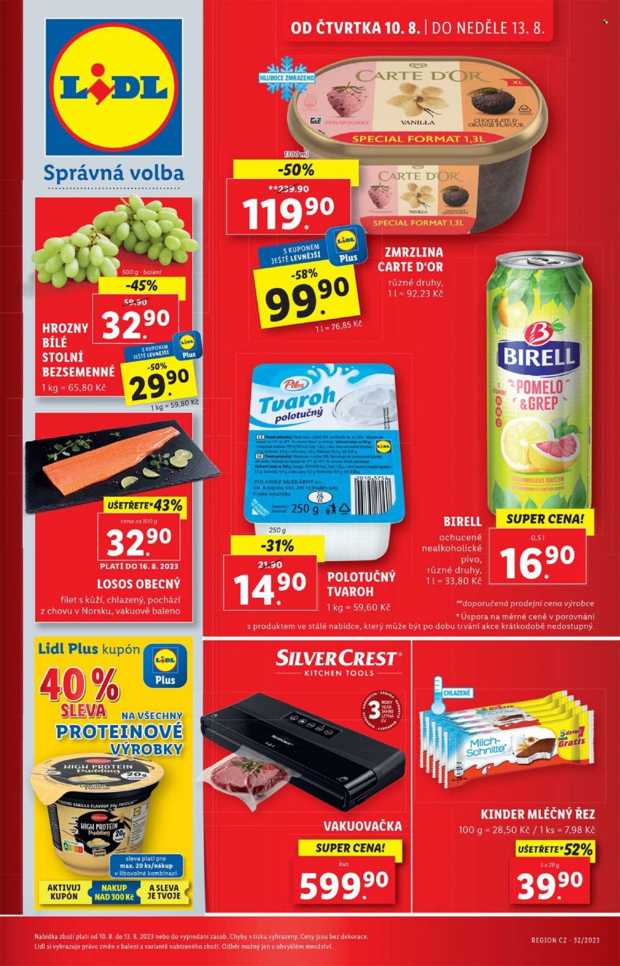 Leták Lidl - 10.8.2023 - 13.8.2023. Strana 1