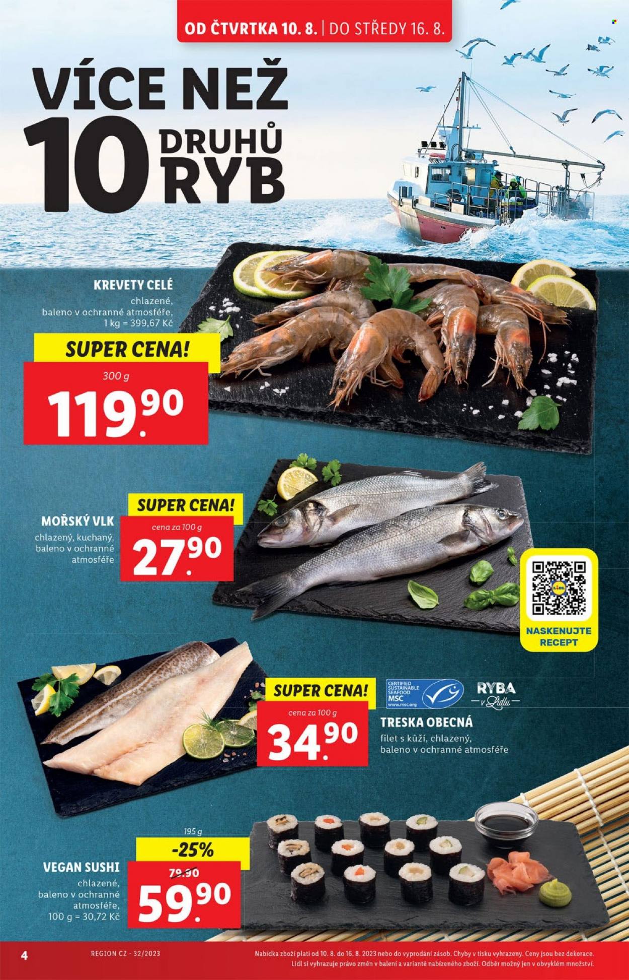 Leták Lidl - 10.8.2023 - 13.8.2023. Strana 4