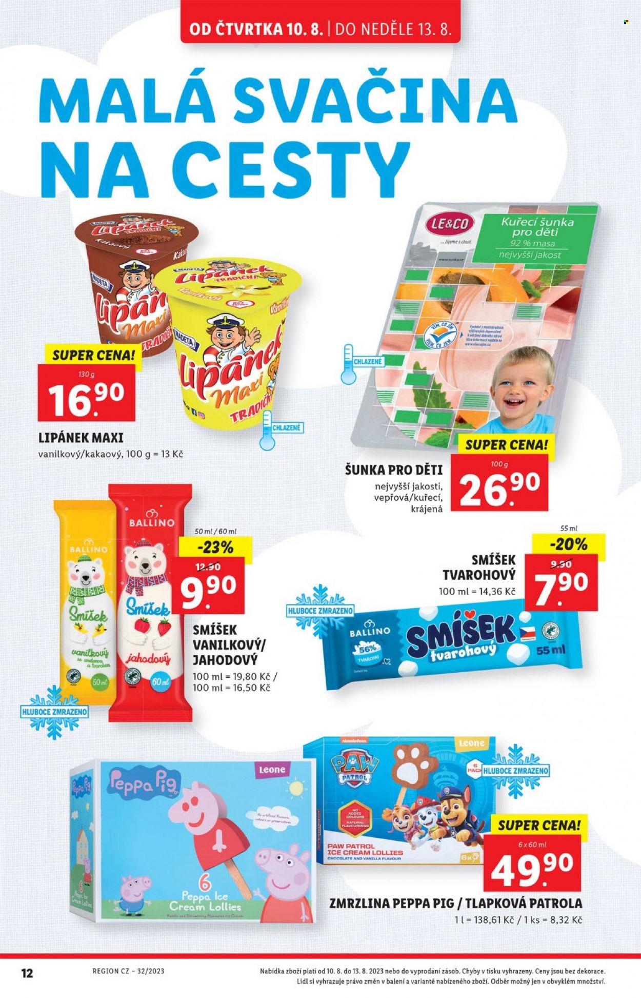 Leták Lidl - 10.8.2023 - 13.8.2023. Strana 12