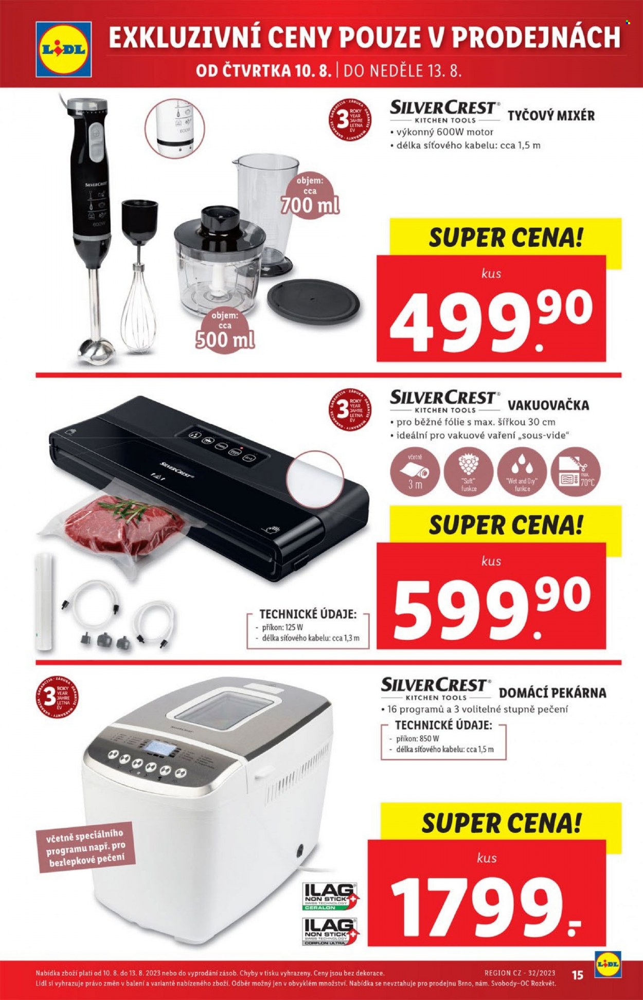 Leták Lidl - 10.8.2023 - 13.8.2023. Strana 15