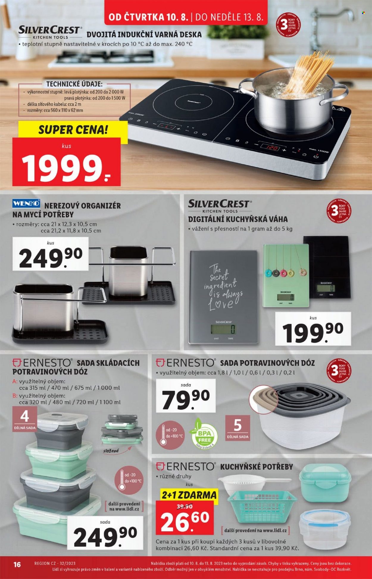 Leták Lidl - 10.8.2023 - 13.8.2023. Strana 16