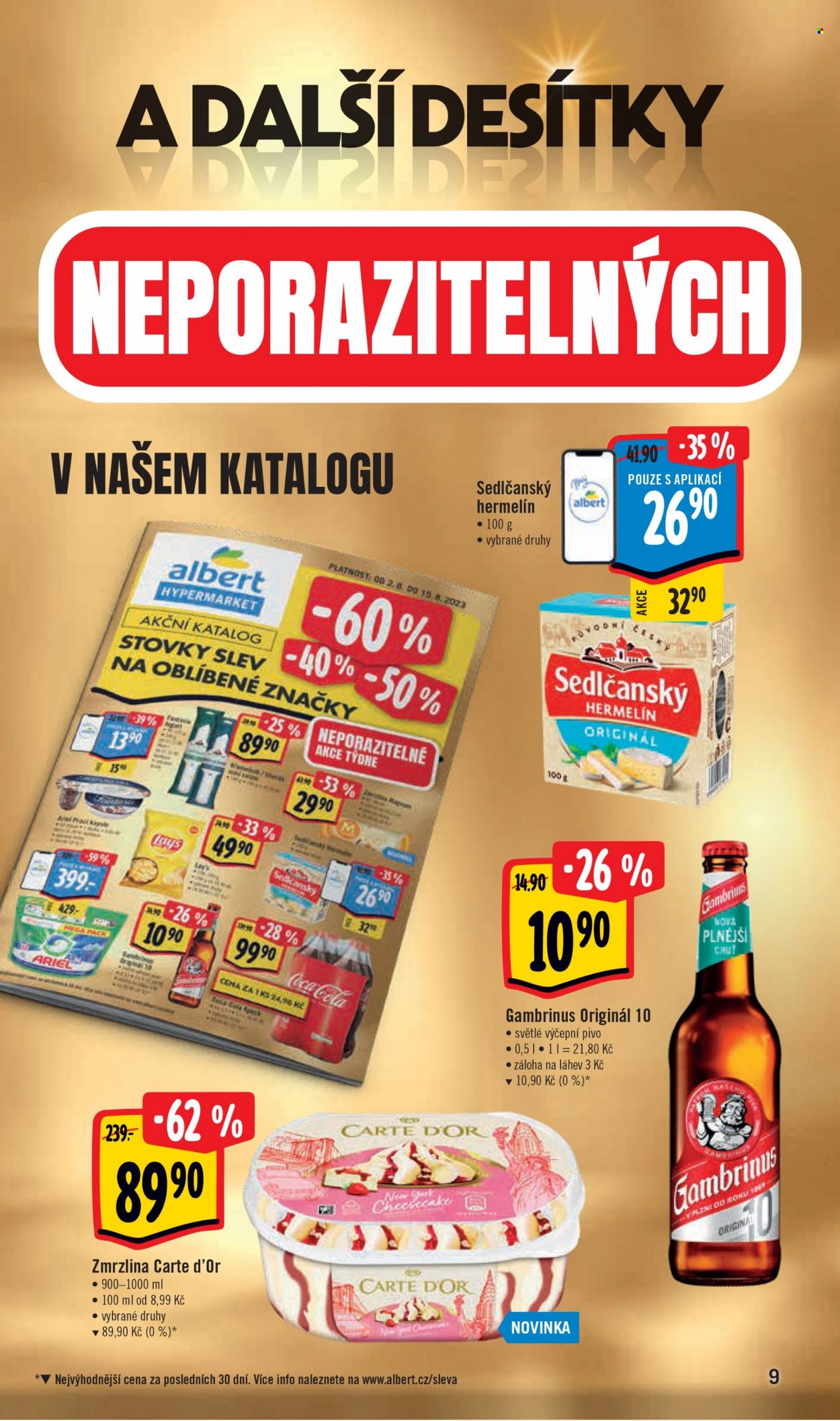 Leták Albert Hypermarket - 9.8.2023 - 15.8.2023. Strana 9