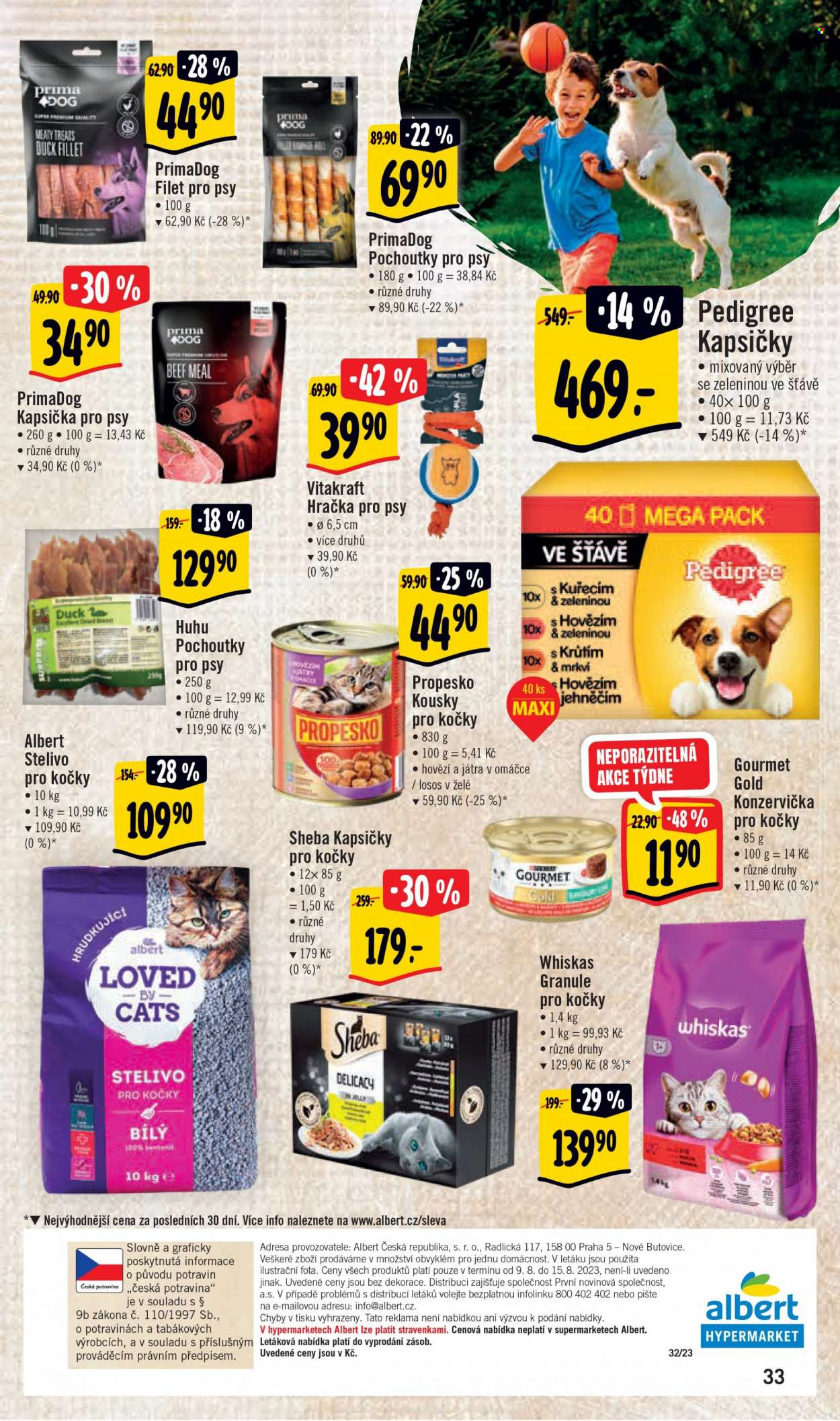 Leták Albert Hypermarket - 9.8.2023 - 15.8.2023. Strana 33