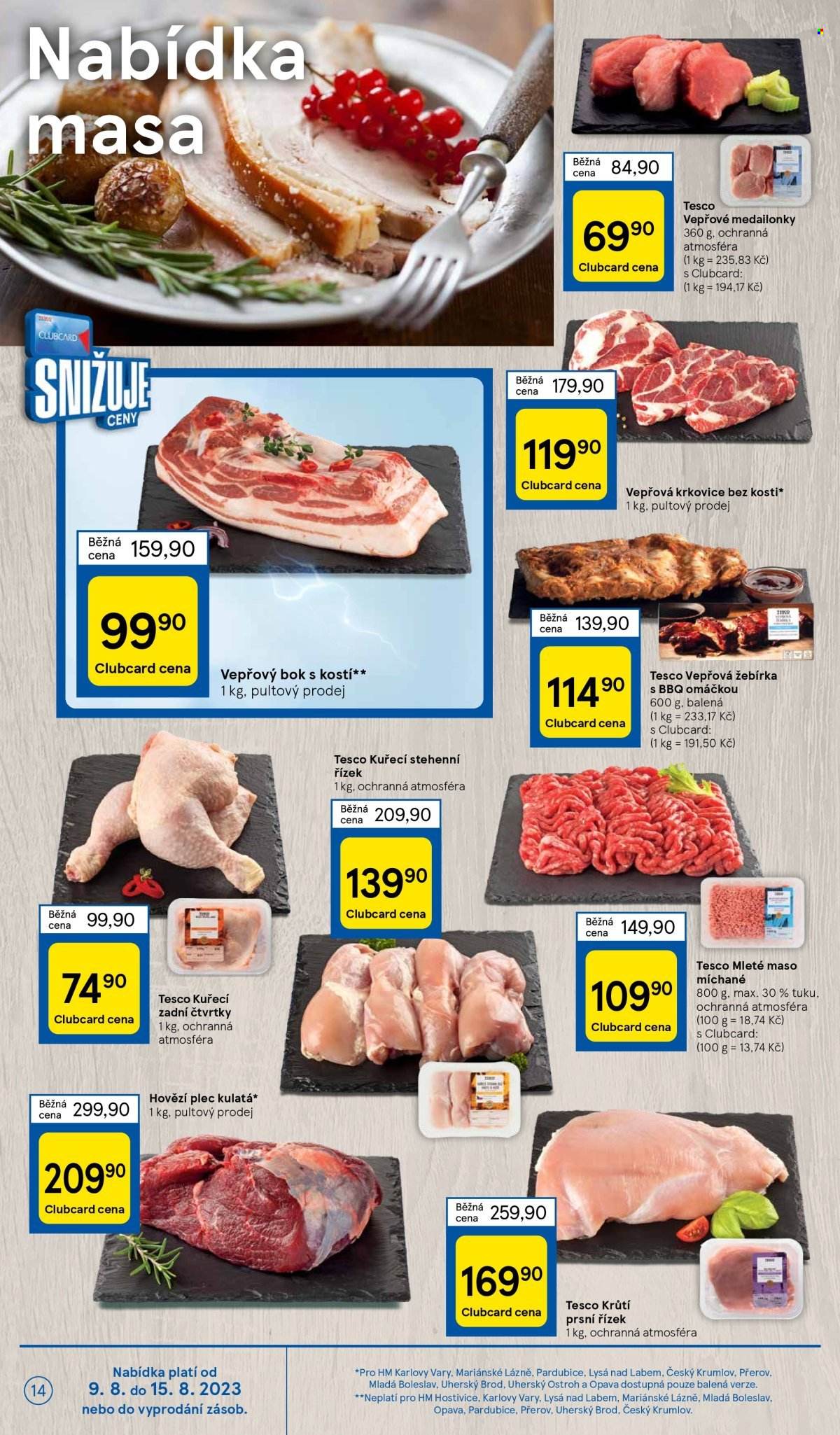 Leták TESCO - 9.8.2023 - 15.8.2023. Strana 14