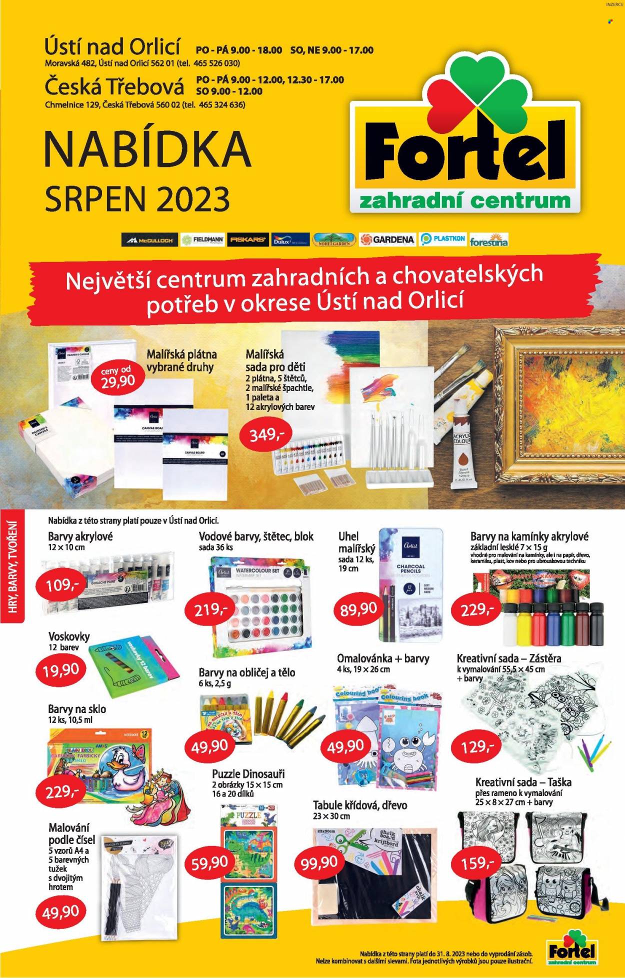 Leták Konzum - 1.8.2023 - 31.8.2023. Strana 1