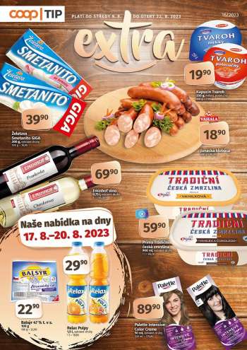 Leták coop TIP - 9.8.2023 - 22.8.2023.