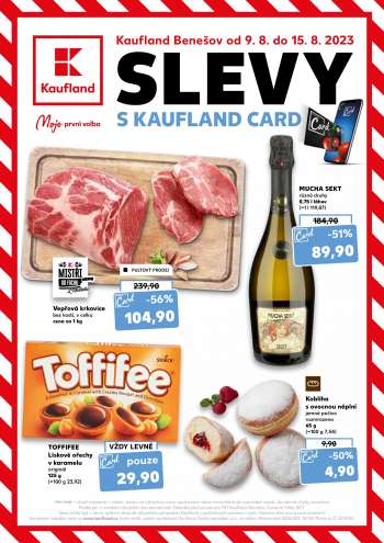 Leták Kaufland - 9.8.2023 - 15.8.2023.