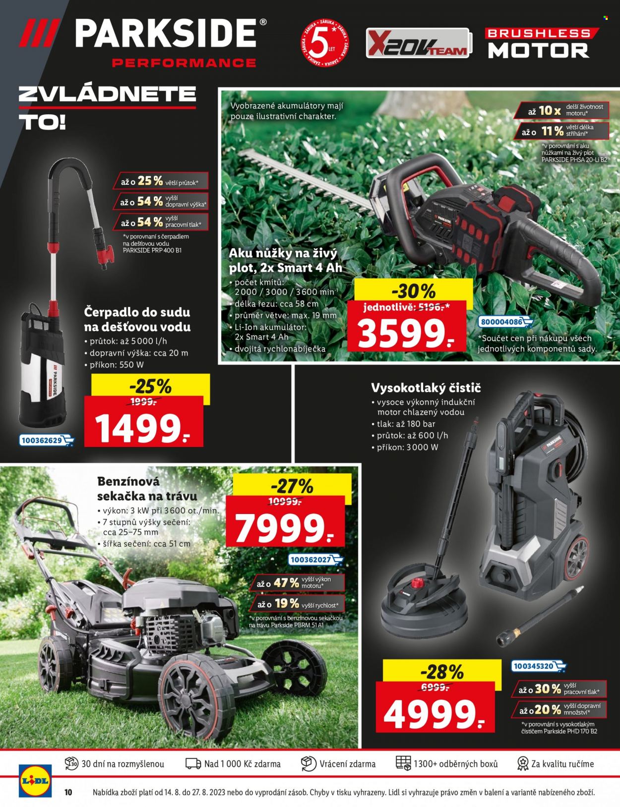 Leták Lidl - 14.8.2023 - 27.8.2023. Strana 10