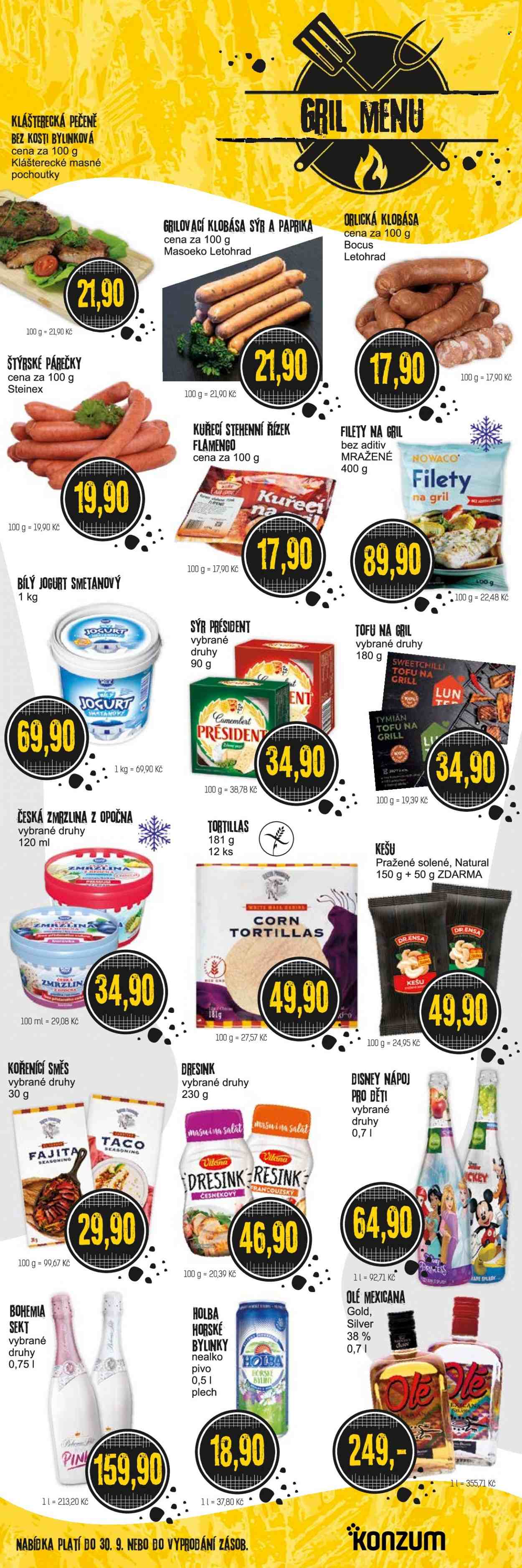 Leták Konzum - 9.8.2023 - 22.8.2023. Strana 4