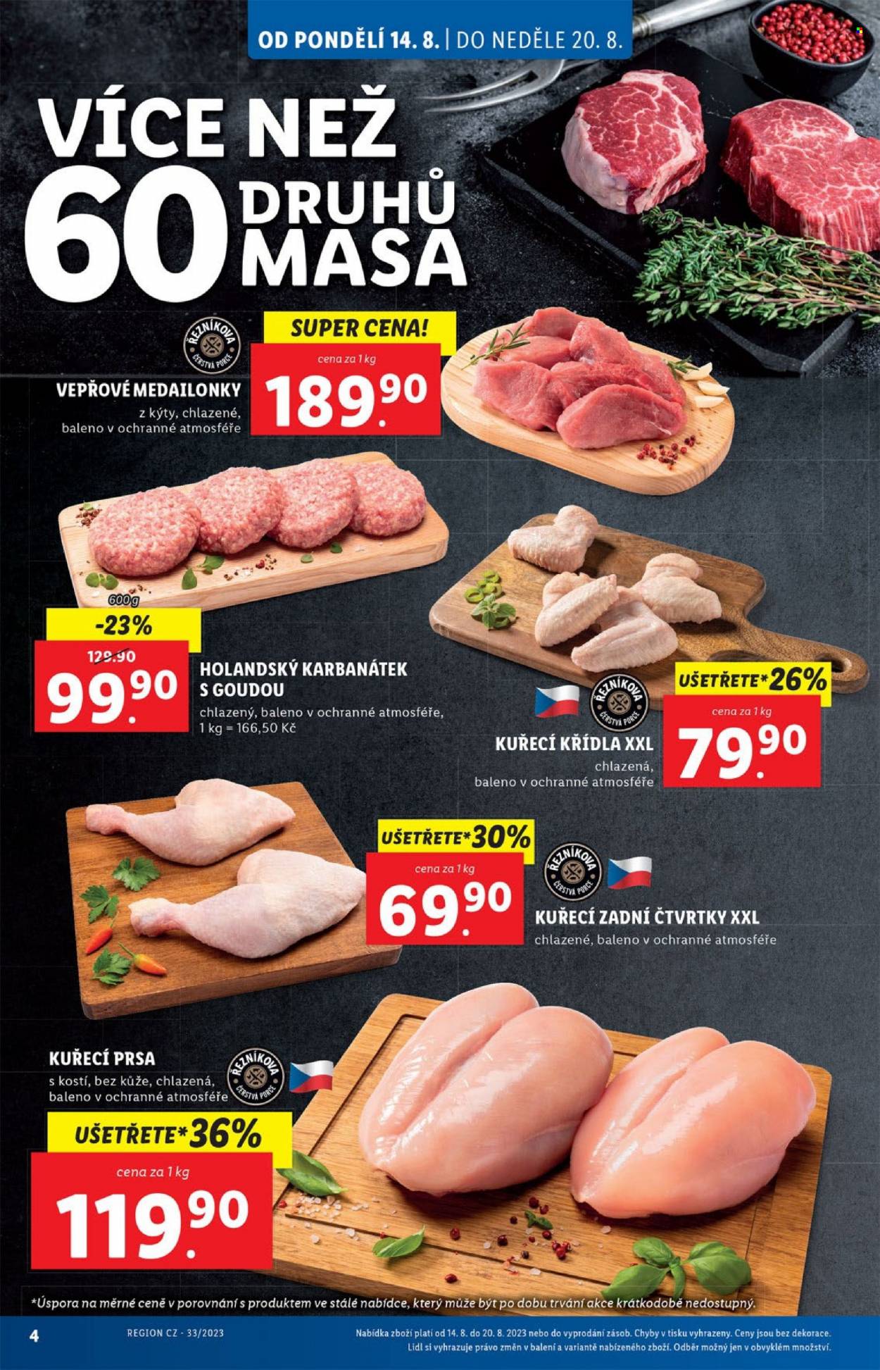 Leták Lidl - 14.8.2023 - 20.8.2023. Strana 4