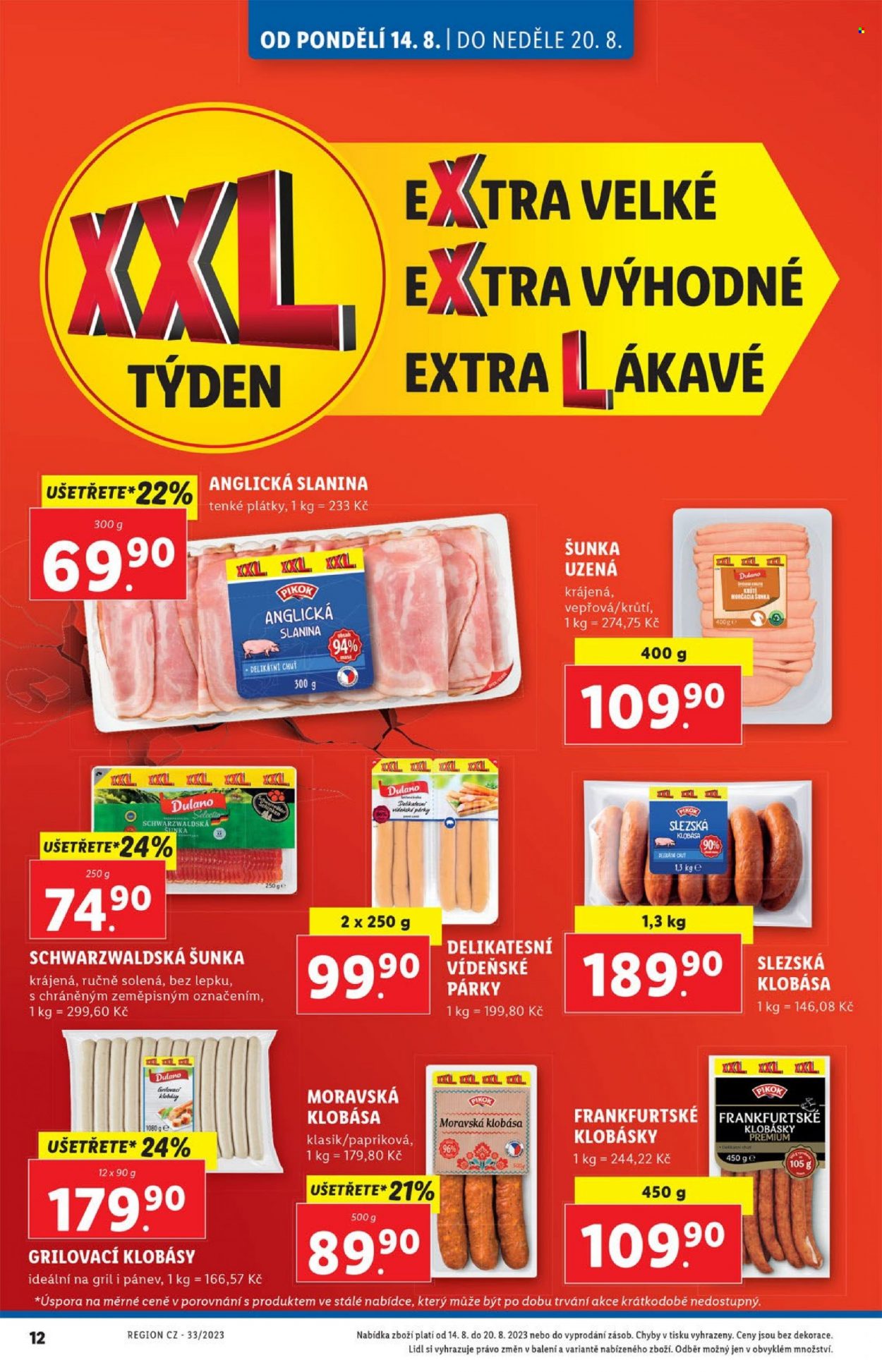 Leták Lidl - 14.8.2023 - 20.8.2023. Strana 12