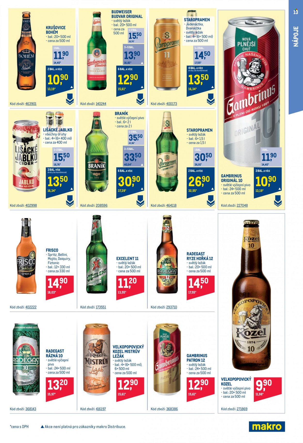 Leták MAKRO - 16.8.2023 - 29.8.2023. Strana 13