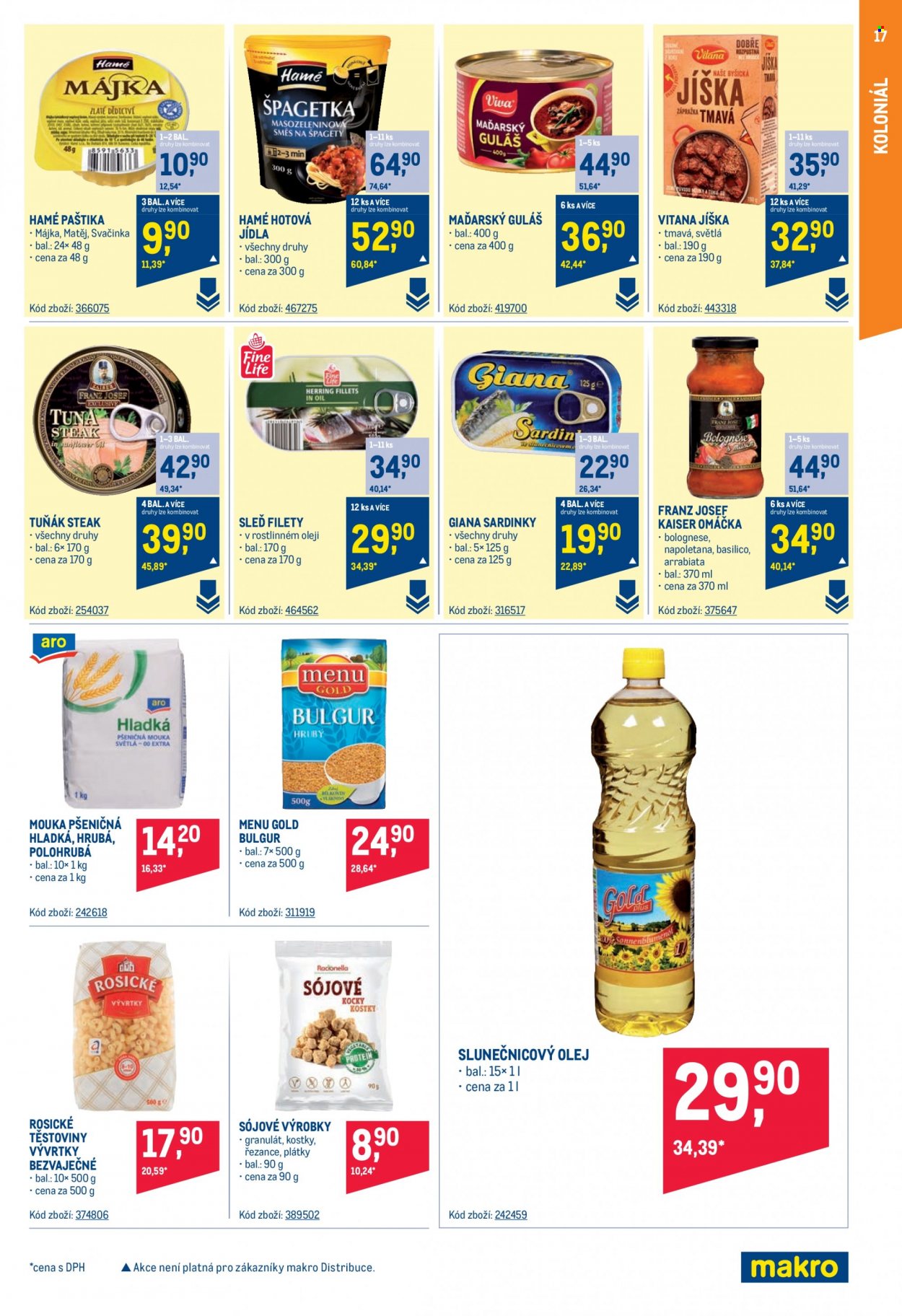 Leták MAKRO - 16.8.2023 - 29.8.2023. Strana 17