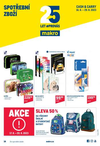 Leták MAKRO - 16.8.2023 - 29.8.2023.