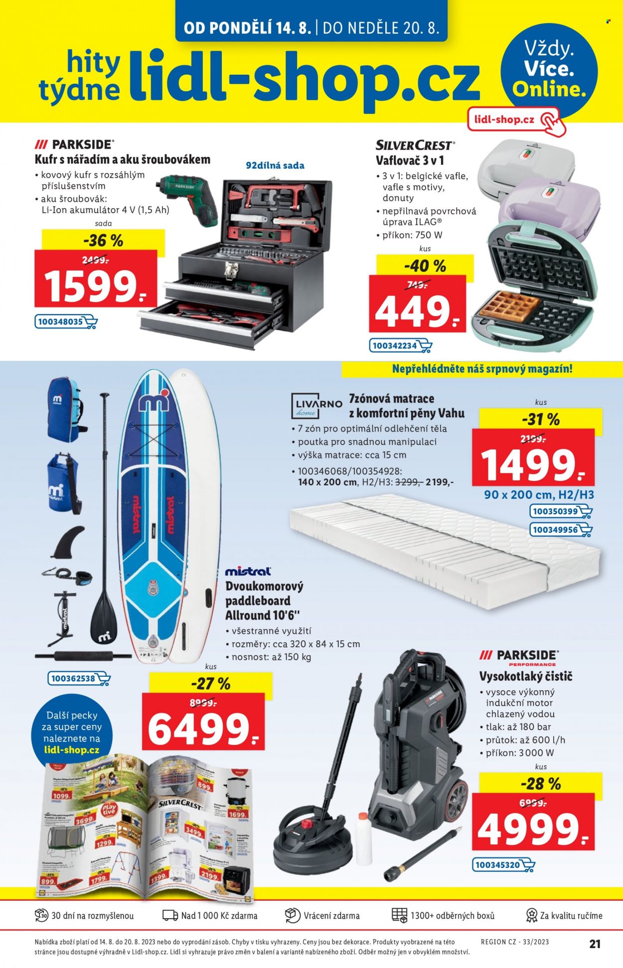 Leták Lidl - 14.8.2023 - 20.8.2023. Strana 1