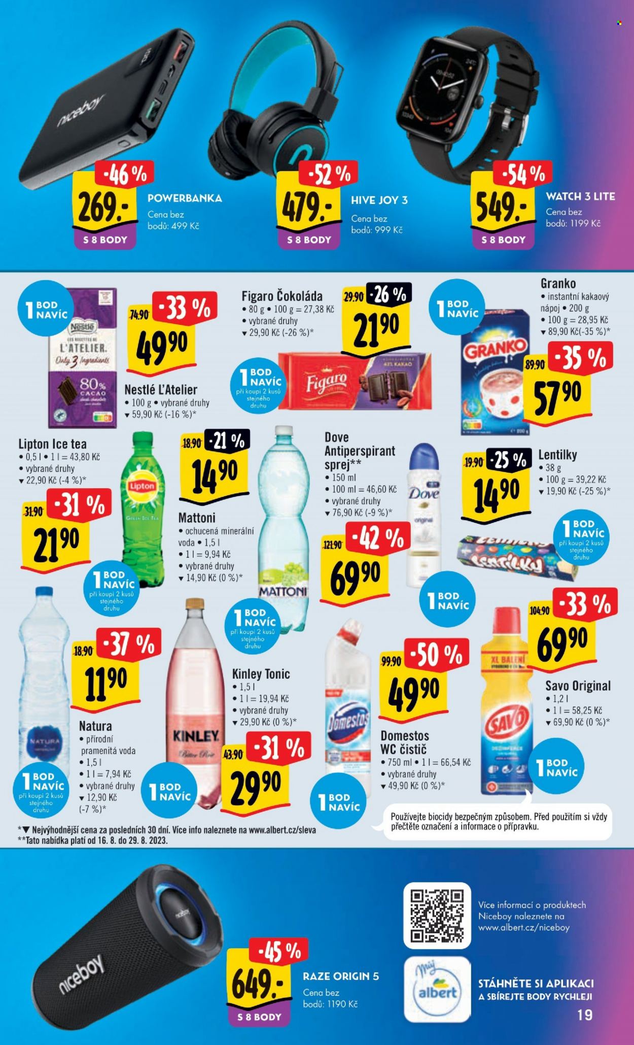 Leták Albert Hypermarket - 16.8.2023 - 22.8.2023. Strana 19