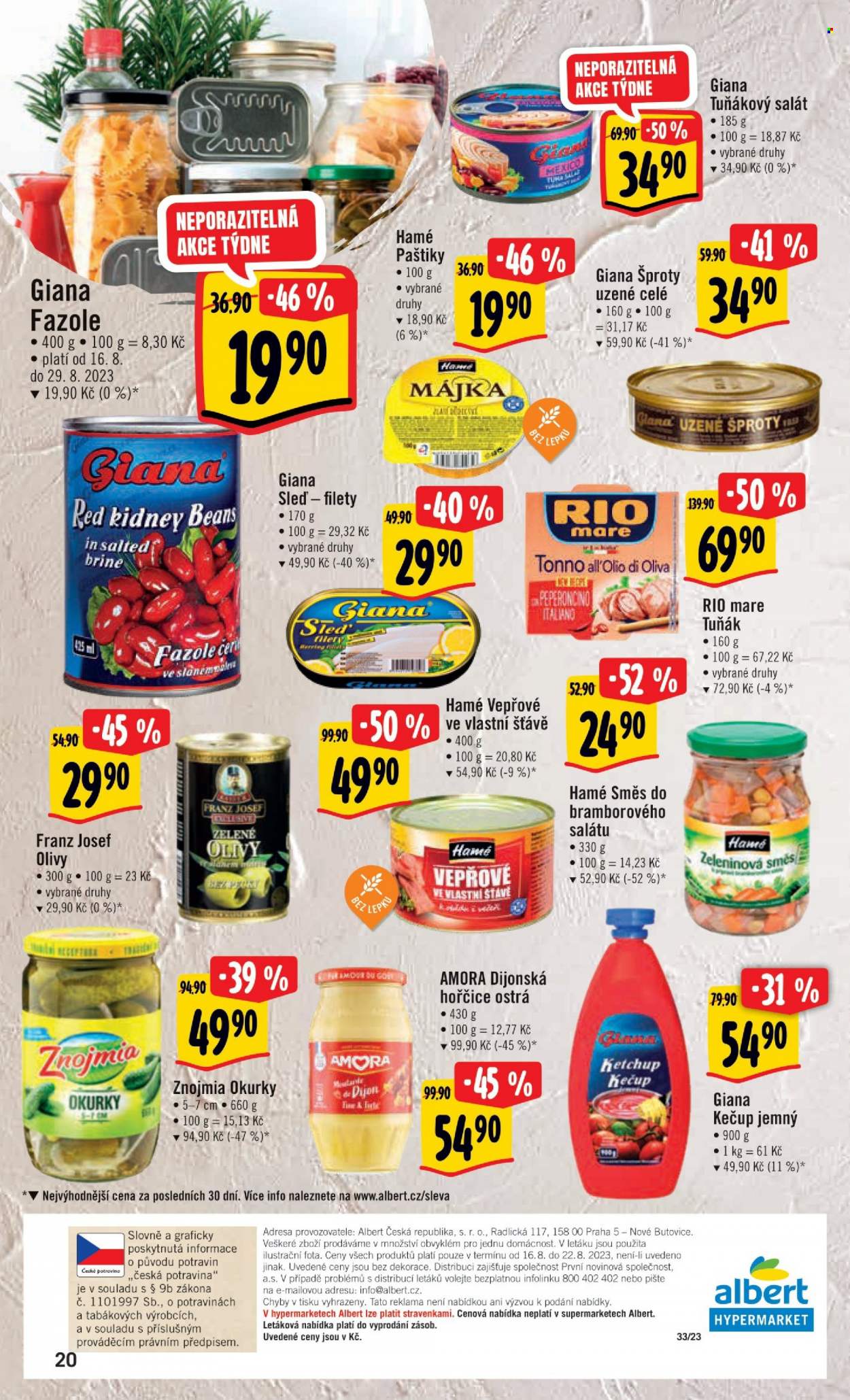 Leták Albert Hypermarket - 16.8.2023 - 22.8.2023. Strana 20