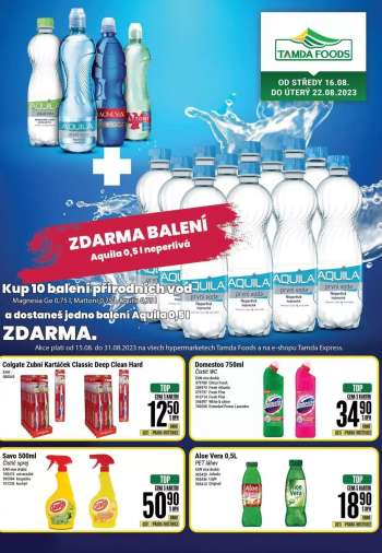 Leták Tamda Foods - 16.8.2023 - 22.8.2023.