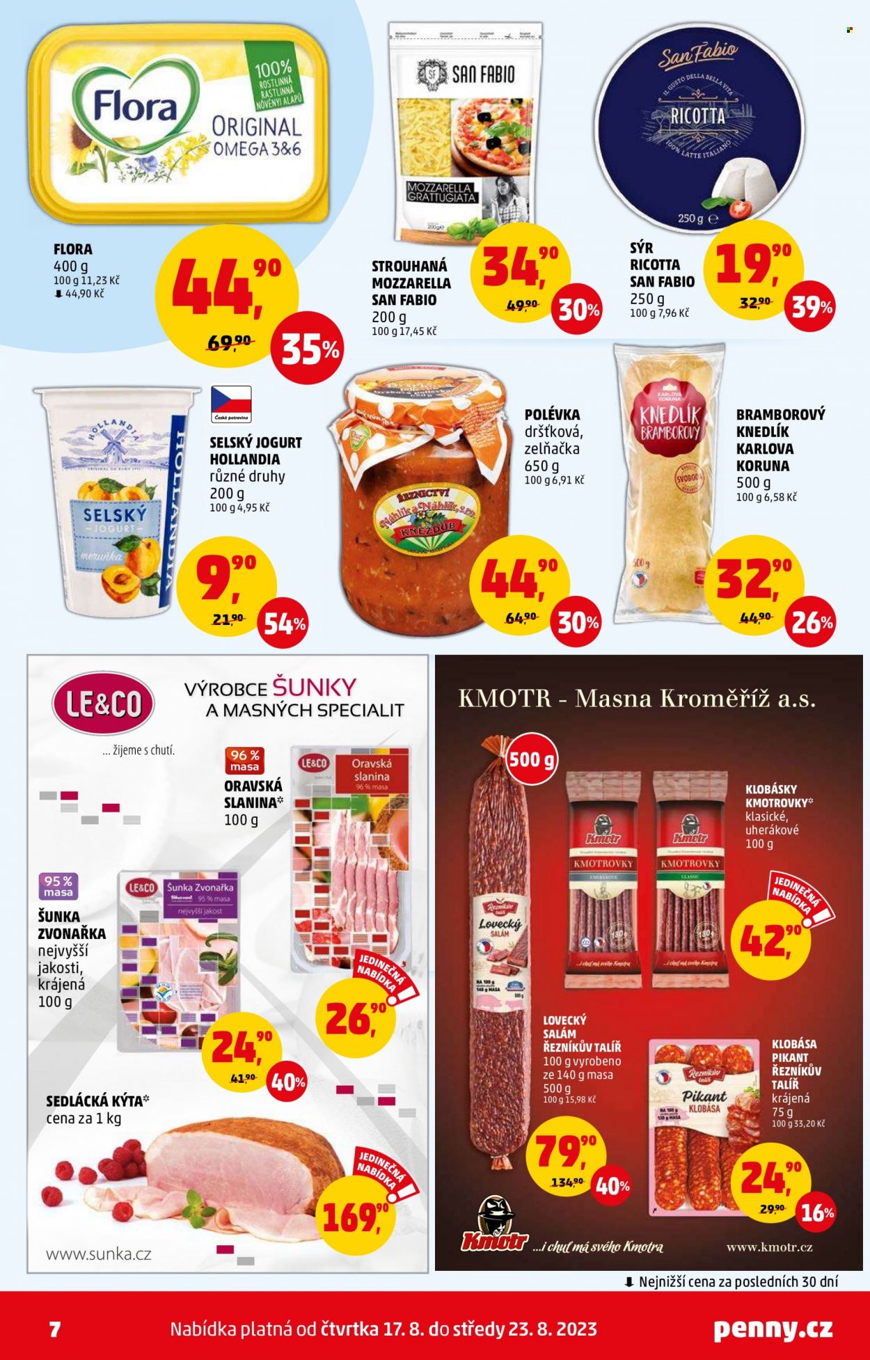 Leták PENNY - 17.8.2023 - 23.8.2023. Strana 7